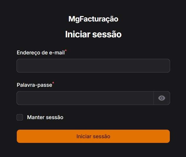 Página de login