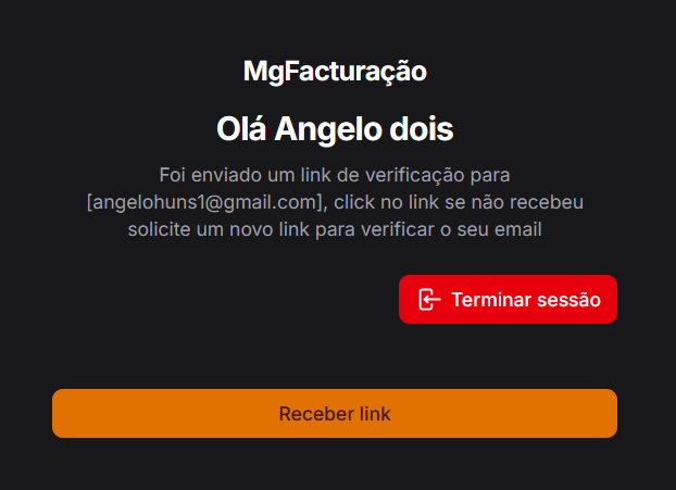 Solicitar link de verificação